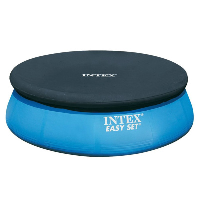Тент для бассейнов с надувным бортом Easy Set 244см (D221х30см), уп.6 28020, Intex