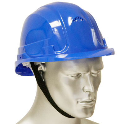 Каска защитная "ЩИТ" синяя