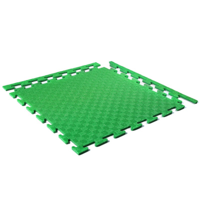 Маты - пазлы для фитнесса и тренажеров, 1 элемент ЗЕЛЕНЫЙ