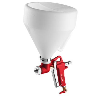 Картушный пистолет для штукатурки ЗУБР MKP 600 с верхним бачком, 4, 6, 8мм