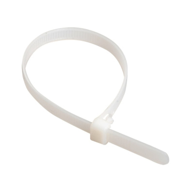 Хомут 250*3,6 мм нейл. бел. (100шт) ИЭК