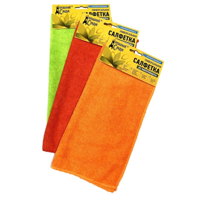 Салфетка универсальная супервпитывающая из микрофибры ДС-21 "Домашний Сундук" 