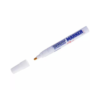 Маркер-краска PM-05, белая, 4 мм, нитро-основа отгр. кратно 12 шт, MunHwa