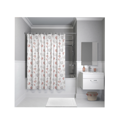 Штора для ванной комнаты, 180*180см, полиэстер, P16P118i11, IDDIS