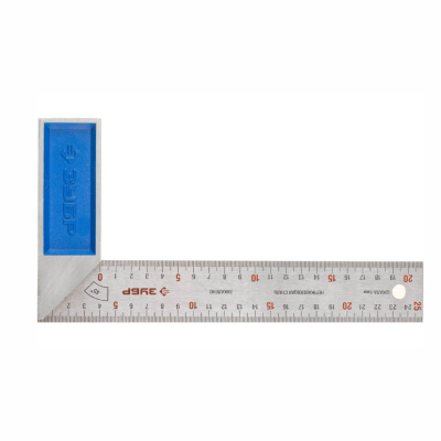Угольник ЗУБР  250 мм, усиленный столярный Профессионал (34393-25)