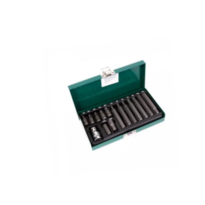 Набор вставок (бит) шестигранных (30 и 75мм), 4-12мм, 15 предм.