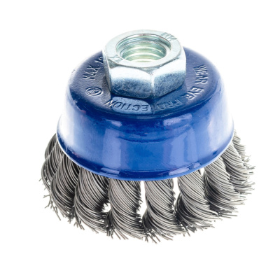 Кордщетка ПРАКТИКА чашеобразная витая М14 65мм блистер