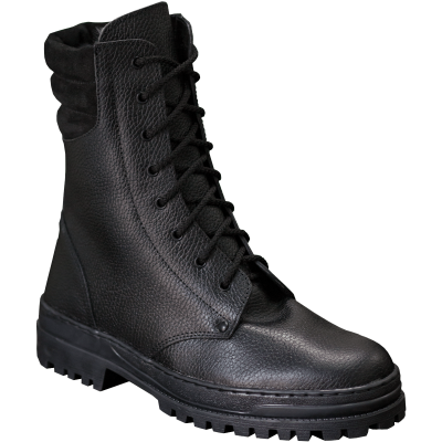 Ботинки СТРАЖНИК  (ОМОН 2) высокий берец нат. мех, борт, хромовые ТЭП(46)