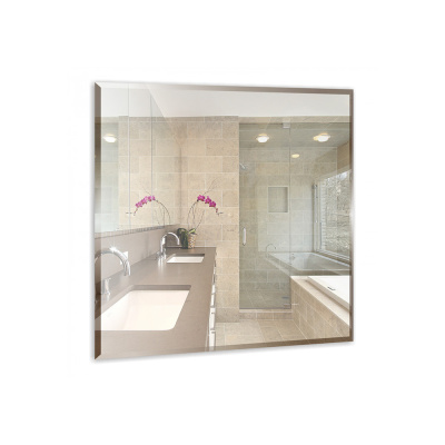 Зеркало MIXLINE "Квадрат" 530*530 б/полки с фацетом