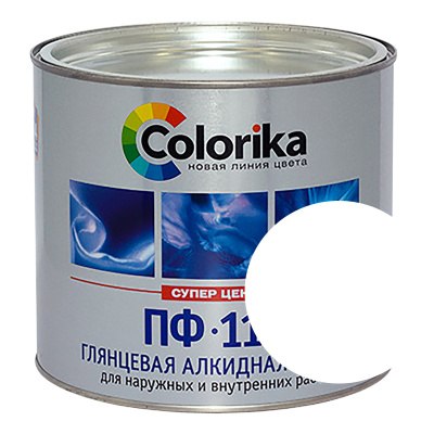 Эмаль ПФ-115 "Colorika" белая 1,9 кг