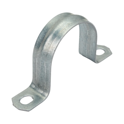 Скоба металлическая двухлапковая d= 48-50мм