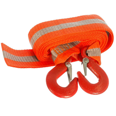 Трос буксировочный 3,5 тонны, 2 крюка, пакет//STELS