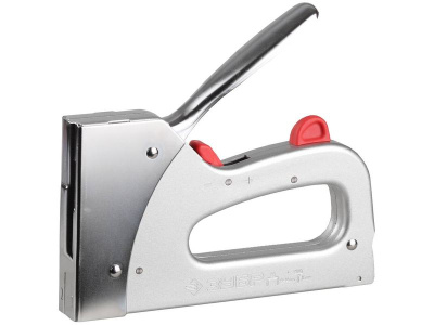 Пистолет скобозаб. ЗУБР "ЭКСПЕРТ", пластинч.пружина, металл.корпус, 2 в 1, тип скобы 53, 6-16мм