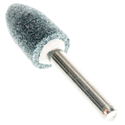 Шарошка абразивная по камню, мрамору, кафелю, цилиндр с острым наконечником 14х25мм ФИТ