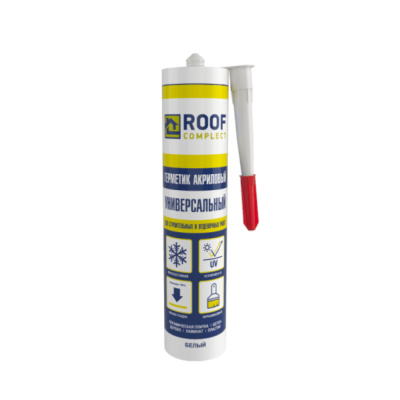 Герметик акриловый Roof Complect белый (300мл.)