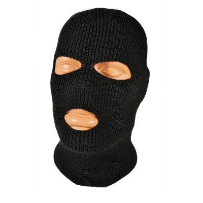 Маска чёрная трикотажная класс 7-10