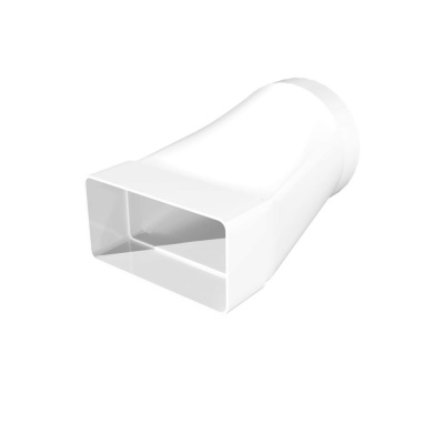 Соединитель прямой плоского канала с круглым 55х110