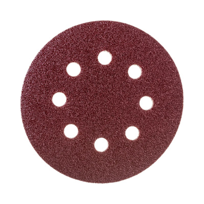 Круги шлифовальные с отверстиями 5шт., алюм.-оксид., 125мм с липучкой (Р60) ФИТ