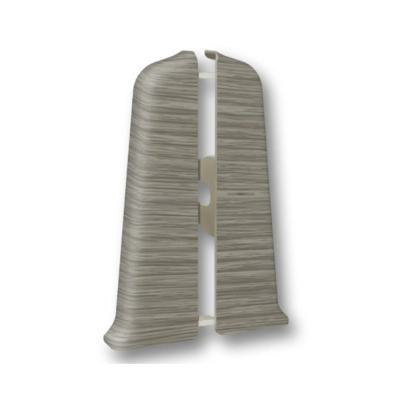 Угол для плинтуса 70мм "Деконика" Клен северный / 263 торцевой (пара)