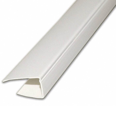 Профиль "L" для панелей 8мм 3,0м "Идеал Ламини" Белый глянцевый / 001-G