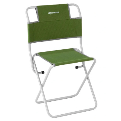 Стул туристический со спинкой СР-450.19с (ст.труба д19) Green (T-N-TC-450.19s-G) NISUS (Тонар)