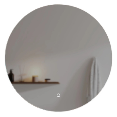 Зеркало MIXLINE "Саванна-Лайт" D500 сеносрный выкл, светодиодная открытая подсветка