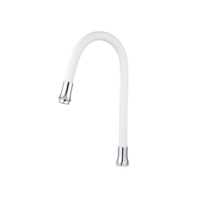 Излив гибкий белый F7256