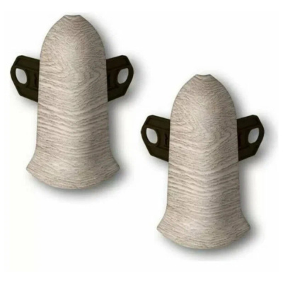 Угол для плинтуса 55мм "Идеал Классик" Дуб палена / 415 наружный (комплект)										