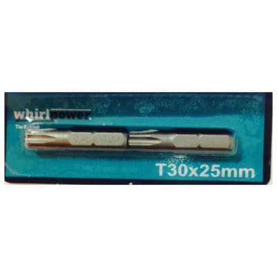 Бита  Whirl Power,  Torx  Т30x25мм TiN half- желт.*
