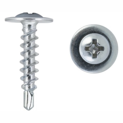 Саморез ПШС 4,2х13 (18х400шт) цинк (короб Rizzel)