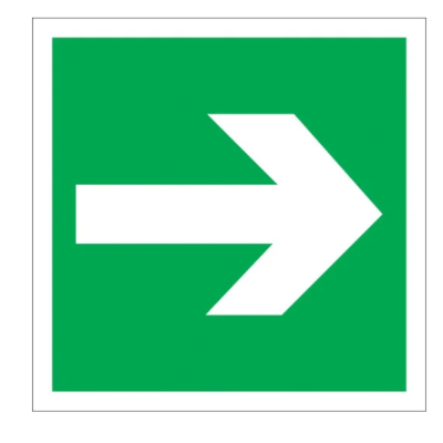 Е 02-01 Знак на пленке "Направляющая стрелка"