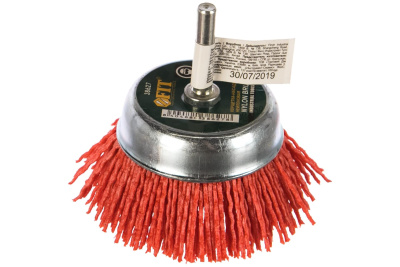 Корщетка-чашка нейлоновая 75мм ФИТ