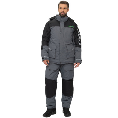 Костюм зимний Yukon Ice цвет Серый/Черный ткань Breathable (56-58. 170-176)