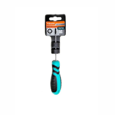 Отвертка TORX с ОТВЕРСТ. магнит. наконеч., эрго ручка TT10H*75мм, Sturm! 1040-23-TT10-75