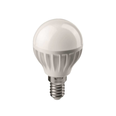 Лампа светодиодная LED 8вт Е14 теплый, матовый шар ОНЛАЙТ