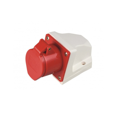 Розетка кабельная 16А 3Р+E IР44 на поверхность 380В 114