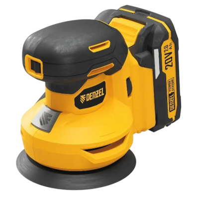 Машина шлифовальная эксцентриковая аккумуляторная CROSH-20-125, Li-Ion, 20 В// Denzel