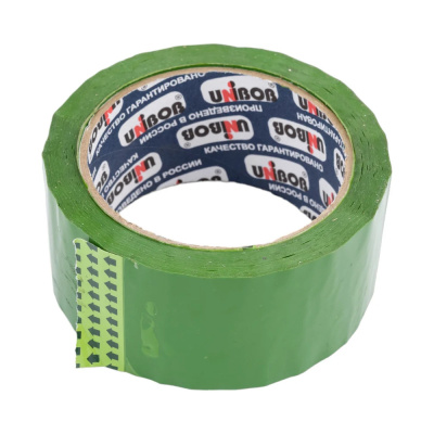 Скотч упаковочный зеленый 48 ММ Х 66 М (36) "UNIBOB600"