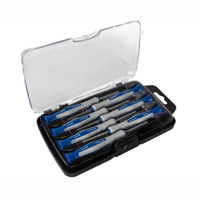 Набор отверток для точных работ КОБАЛЬТ Ultra Grip 50 мм, SL2.5;SL3.0; PH00;PH0; T8;T9;T10. 7шт