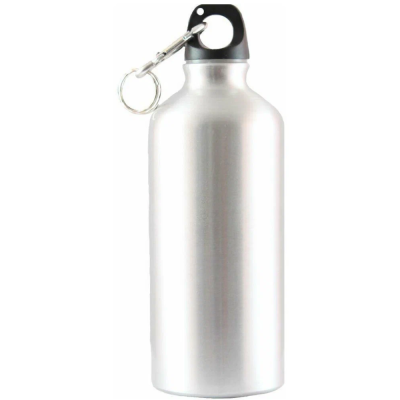 Бутылка питьевая "СЛЕДОПЫТ", алюм., с карабином, 600 мл/60/