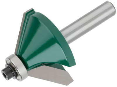 Фреза кромочная конусная с подшипником DxHxL=40х18х62,8мм