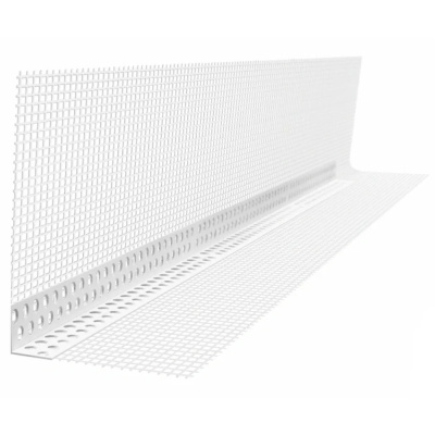 Угол штукатурный с сеткой 100х150мм 3,0м "Идеал"