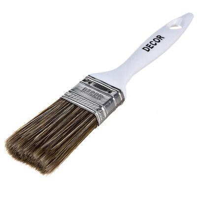 Кисть плоская 1.4" DECOR PROFI для лака 35х15мм темн. синтетич. щетина, пласт. ручка