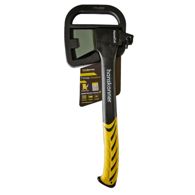 Топор 650г, общий вес 950г, длина 437мм,полая фибергласс. рукоятка, Hanskonner HK1015-01-FB0650 