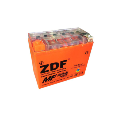 Аккумулятор ZDF Moto Battery 1220.2 GEL (YT20-4) прямая
