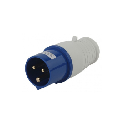 Вилка кабельная 16А 2Р+РЕ 220В IP44 переносная  013