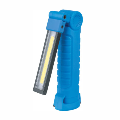 Фонарь светодиодный NPT-W08-ACCU 1COB LED 3Вт+1LED 1Вт аккумуляторный пластик 1.8 Ач