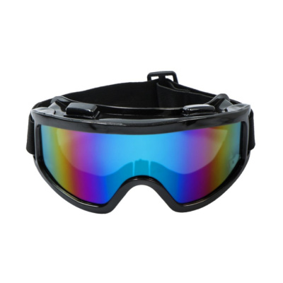 Очки-маска для езды на мототехнике, стекло хамелеон, черные 4295592