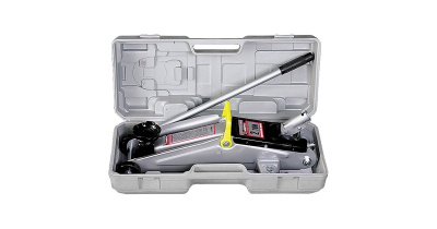 Домкрат 2т гидравлич. подкатной выс. подъема 135-385 мм в кейсе MATRIX MASTER