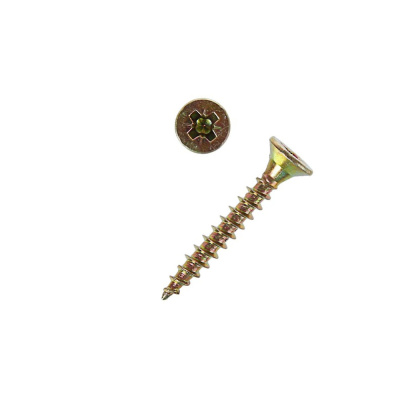 Саморез универсальный 4,0х30 желтый цинк